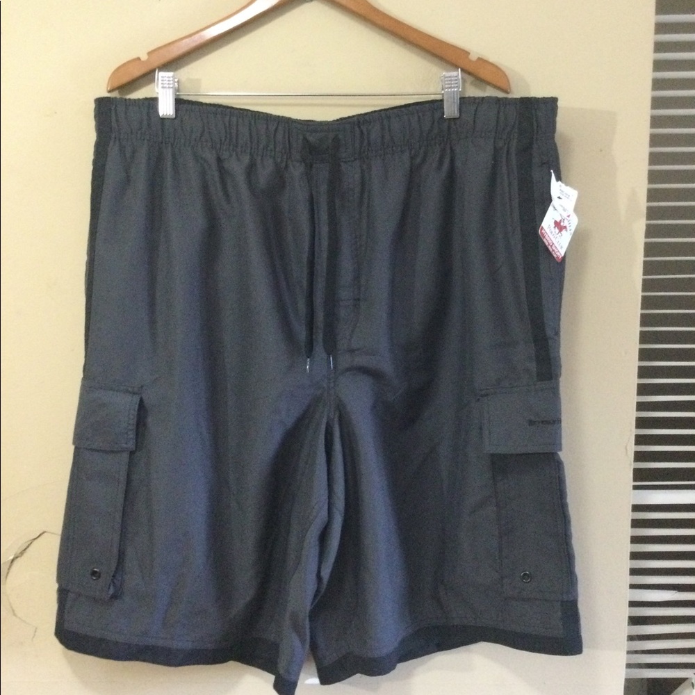 Beverly Hills Polo Club XXL Shorts Gray Polyester